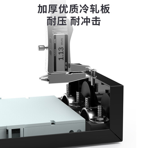 万级（OFNPFTTH）光纤配线架 光纤光缆终端盒 光钎熔纤盒 尾纤熔接盒 4口8芯单模LC光纤盒 2-4111