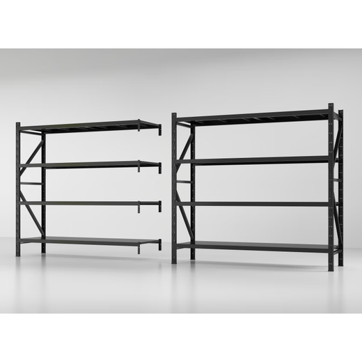 Hongcang Shelf Warehouse Storage Cargo Rack Mehrschichtspeicher Rack Customized Leichtes Regal 120 kg blau 3-layer-Sub-Shelf 1050*400*2000 Leichte 120 kg/pro Level