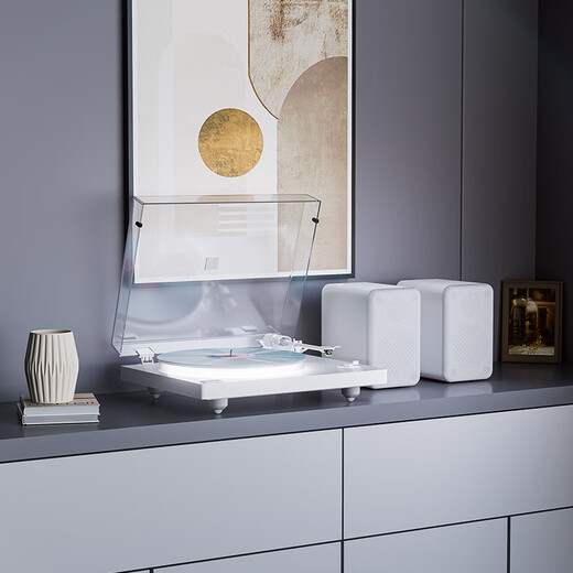 ARKROCKET retro vinyl record player Polaris Polaris second generation luminous turntable split lp gramophone Bluetooth audio living room ornaments Chinese Valentine's Day birthday gift Polaris set (including audio)