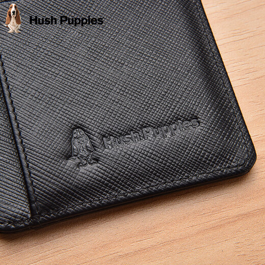 暇步士（Hush Puppies）卡包男超薄证件包便携银行卡包多功能防盗卡片包生日礼物礼盒装