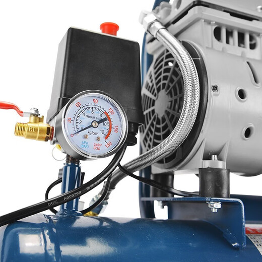 XMSJ Bass Oil-free Air Compressor Air Pump Q1E-FF Portable Copper Wire Air Compressor Woodworking Small Inflatable Pump 120L FF-16804/120(6720W)