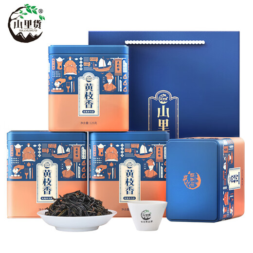 Shanlihuo (Shanlihuo) Huangzhixiang Tancong Tee Chaozhou alter Flair High Mountain Oolong Tee Wuluancong Tee Geschenkbox Selbst trinkende Geschenk Zhengchun Tancong Tea 500g