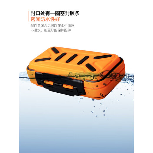 Lure box storage box double layer large vib fish hook large multi-functional fishing gear accessories large set tool box large - military green