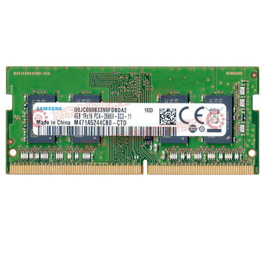 Samsung (SAMSUNG) original DDR4 PC4 fourth generation notebook all-in-one computer memory module SODIMM suitable for Lenovo Dell Asus HP Acer Apple MSI QNAP DDR4 2666/2667 4GB notebook memory