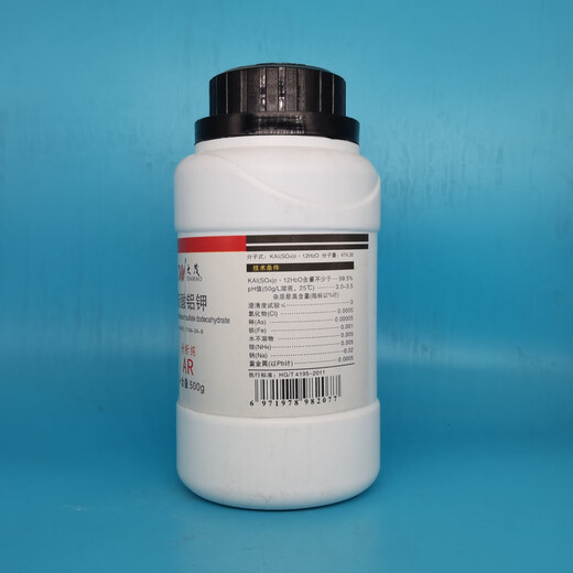 Damao (DM) Potassium Aluminum Sulfate Dodecahydrate Alum Analytical Pure AR500gCAS 7784-24-9 Laboratory Chemical Reagent Analytical Pure AR500g AR500g Spot