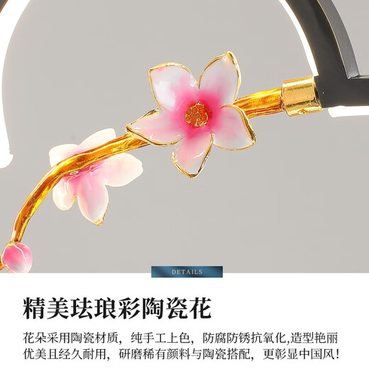 灯乔全铜新中式小吊灯餐厅玄关灯走廊书房灯创意简约卧室床头灯671 单头小吊灯-右-吊线款-暖光