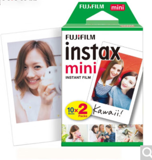 Chuangjingyi selected film photo paper instant photo paper mini7c/mini9/25/90/11/7s instant white edge photo paper white edge photo paper 40 photo albums