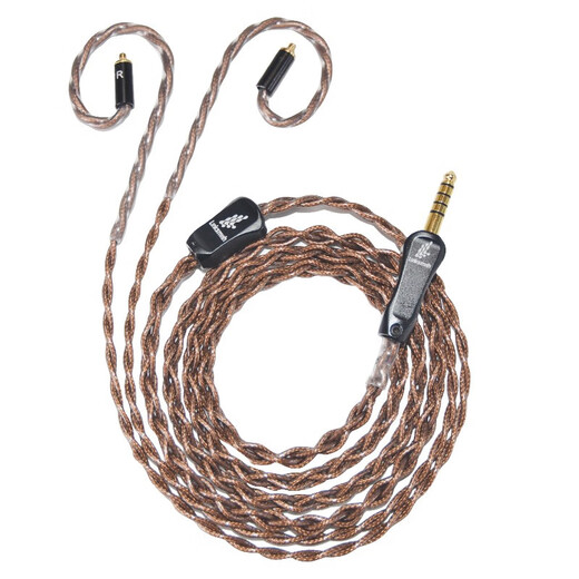 Line Artists Headphones 1ER-M7M9 Xielantu zweite Generation MMCX Shuer 846 535 0.78 Shuiyueyu Kopfhörer 4.4 Ausgeglichene Kopfhörer Upgrade Line Typ4 Strukturlinie 3,5 mm Straight Head (Mobiltelefon * Computerplug) Senhai IE80S/IE80SBT/IHE