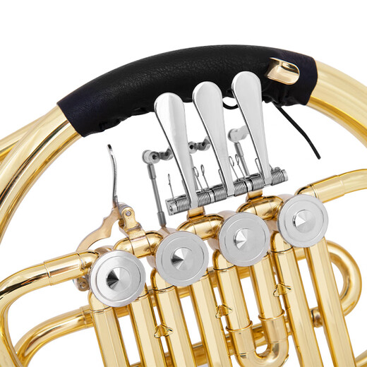 Bullfighter Horn Instrument de cuatro teclas Rendimiento de una sola fila Grado B Ajuste de plano para adultos y niños