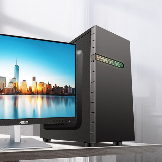 ASUS Desktop Computer Intel Core 10-15 Generation i5 Enterprise Office Home Desktop Host Design Drawing Enterprise Purchase Commercial Assembly Computer Host Complete DIY Machine Configuration Nine 14 Generation i5+16G+512G+WIFI Host+23.8-inch Monitor