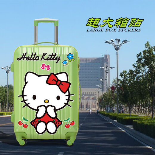 络伊得（LUOYIDE）超大起司猫行李箱贴纸樱桃小丸子旅行箱贴KT猫拉杆箱贴画防水七夕 萌宠柯基 701