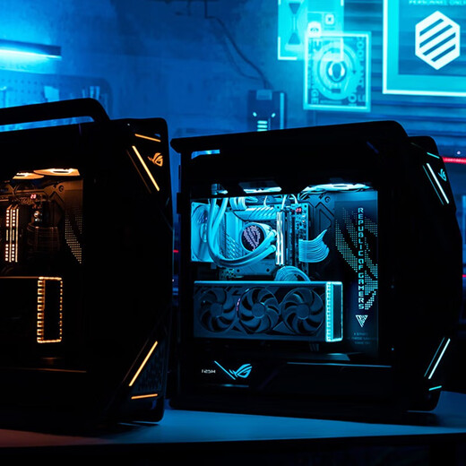 ASUS Genesis ROG Family Bucket AMD Thousand Frame Esports 9800X3D 5070TI 5080 Graphics Card 5090 4KDIY Desktop Host Assembly Computer 12 Issues Interest-Free Configuration Five R7 9800X3D/ROG5080 White Night God