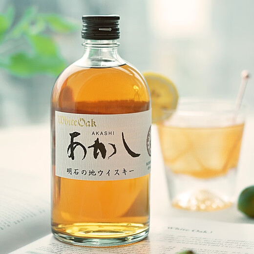 AKASHI官旗 日本原瓶进口威士忌 AKASHI明石白橡木调和威士忌 500ml 单支装