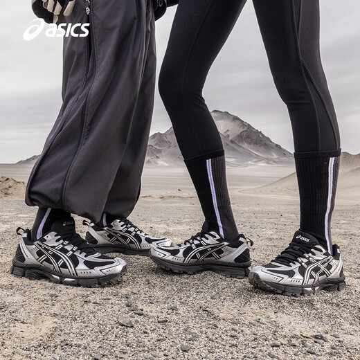 亚瑟士ASICS跑步鞋男鞋耐磨抓地越野运动鞋透气跑鞋 GEL-KAHANA 8 SP 黑色/银色 42