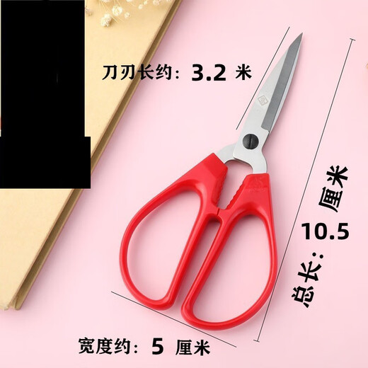 Zhang Xiaoquan Edelstahl-Haushaltsschere zum Schneiden von Blumen und Fäden, kleine handgefertigte Mini-Schere QHS-145 (Gesamtlänge ca. 14,5 cm)