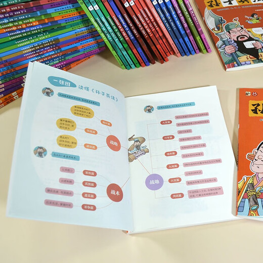 漫画中国（套装50册）一套漫画书讲透中国文化 内含5000年经典文史典籍 [6-12岁]