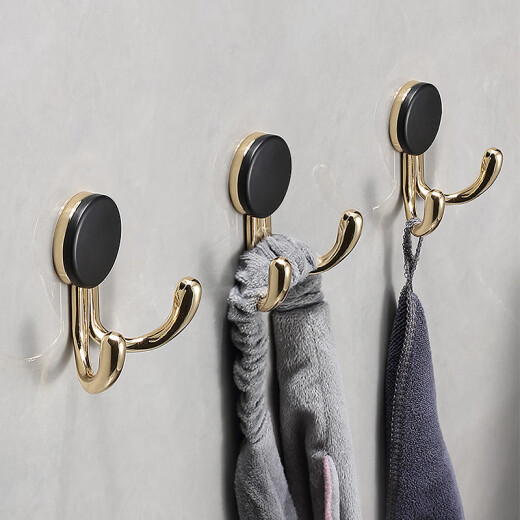 Fandiluo (fandiluo) clothes hook entry door shoe cabinet wardrobe clothes single hook wall hang wall fitting room clothes hook golden 6187-K gold