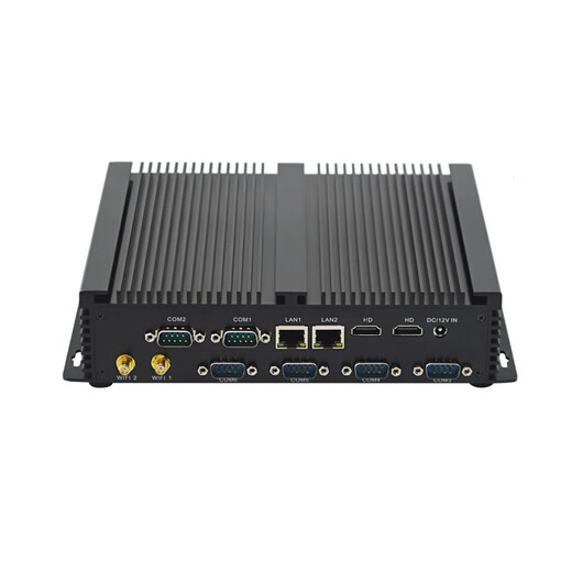 Eipkonghui i5-4278U industrial computer upgrade dual network 6COM server industrial computer fanless industrial computer embedded dust-proof and high temperature resistant including 4g memory and 64g solid state hard drive