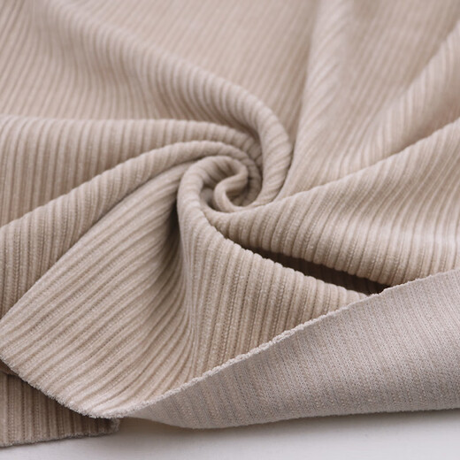 RSRDDY high-end chenille fabric autumn and winter thickened corrugated corduroy elastic drape wide-leg pants jacket corduroy fabric black 6 per meter price