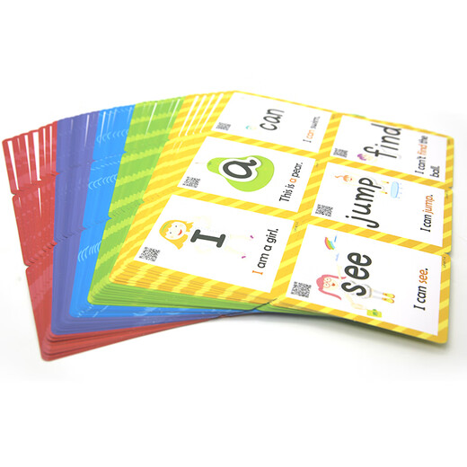 麦芽点读书幼儿英语高频词220SightWords（全10册+228张词卡）英文启蒙小达人小考拉点读笔配套图书  