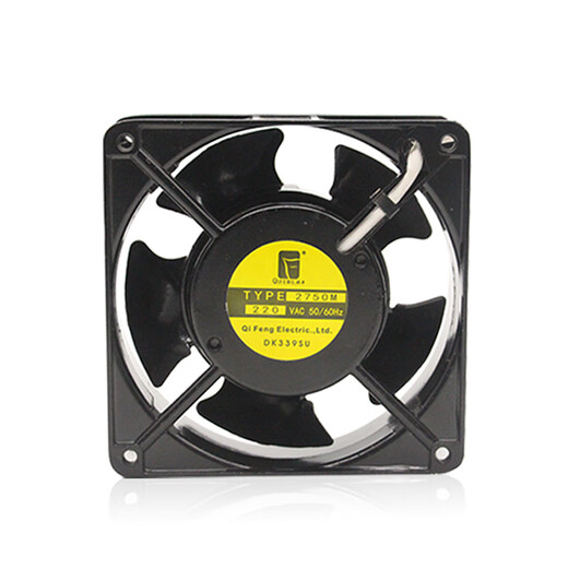 Free brand direct sales 12038 12cm 220V full metal fan 180 degree oven chassis cabinet high temperature resistant fan 80*80*25 iron leaf [220V]
