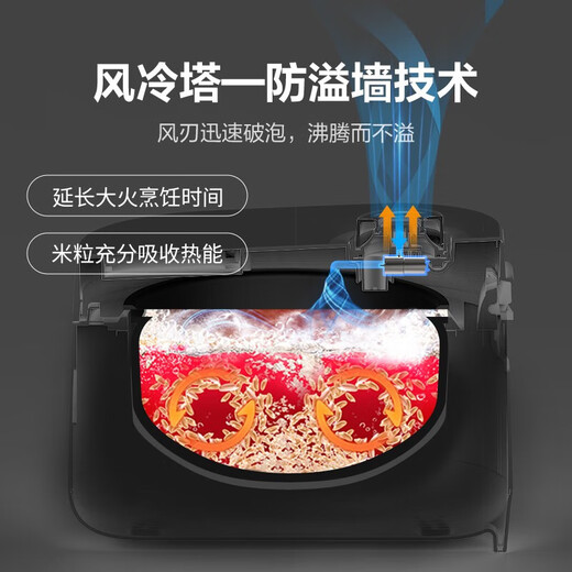 苏泊尔（SUPOR）电饭煲智能不粘内胆家用电饭锅智能预约煮粥煮饭煲仔饭蛋糕煲汤 本釜内胆24小时预约SF40FC698 4L