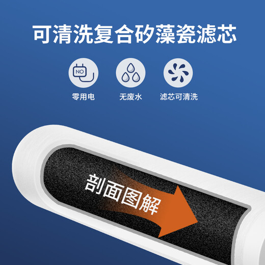 George Steve water purifier filter element household desktop water purifier composite filter element George Steve diatom porcelain filter element 900 model (Daya filter element)