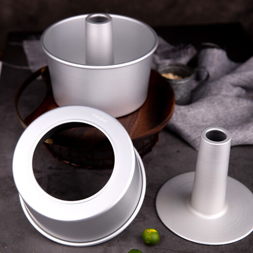 French bakery Japanese chiffon cake mold hollow chimney cake live bottom anode baking mold cheese chiffon round live bottom 7 inches/FB30213