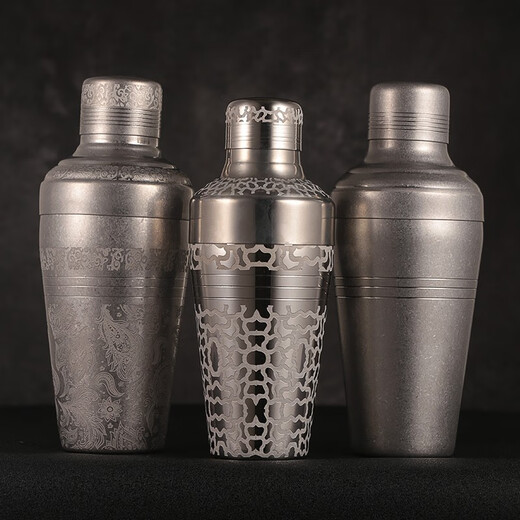 Bar Soul Japanese Baron Three-Stage Shaker BARON Shaker Taiwan Version Bartender Professional Bartender Tool 410ml Mirror Version