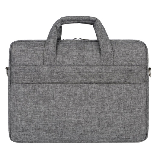 BEDOME 9902 Moidure à main, sac de rangement d'informations en tissu, sac à comparer oblique, grande capacité multicouche, sac à fermeture éclair, sac de service de bureau étanche, personnalisation, gris foncé (taille: 400 * 280 * 70 mm)