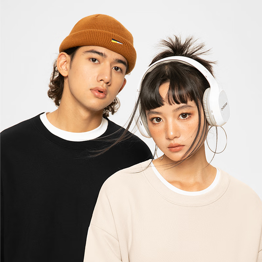 GENIOLAMODE fleece sweatshirt men's winter round neck thickened warm inner bottoming shirt men's long sleeve top light rice L