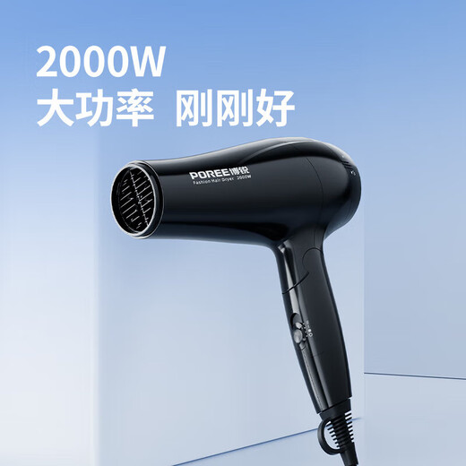 飞科（FLYCO）2000W电吹风机家用小型冷热风发廊大功率吹风筒大风力可折叠速干吹风筒学生校园宿舍用FH6232/31 【飞科FH6231同款】PH1625