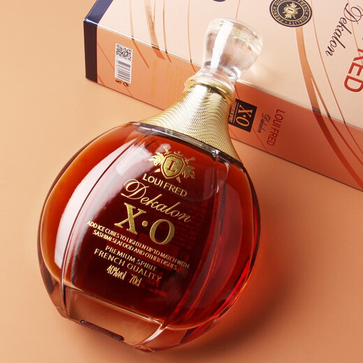 Louis Fred French Importado XO Wine XO Brandy Louis Fred Dikaren 40 grados de licores Regalo 700ml Caja de regalo individual 700ml 1 botella