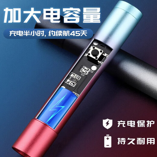 【免费刻字】高亮激光笔售楼处激光射笔大功率usb直充红绿光远射强光逗猫镭射笔激光笔售楼部定制沙盘指示 【磨砂黑/电池款】红光/送电池