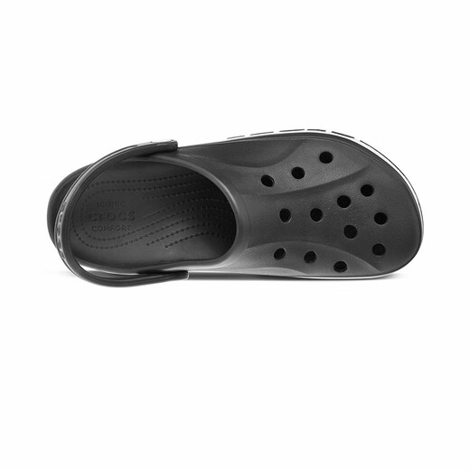 Crocs Crocs Crocs Crocs Bela Crocban Lightweight Wear-Resistant Slip-on Casual Shoes|205089 Black/White-066 41/42(260mm)