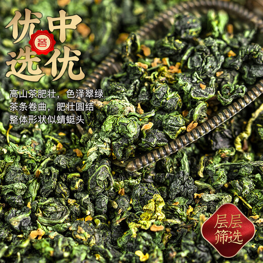 Tianzhouxi Official Tea Osmanthus Oolong Tea 500g Gift Bag Strong Fragrance Type Osmanthus Fragrance Tea for Drinking by Yourself