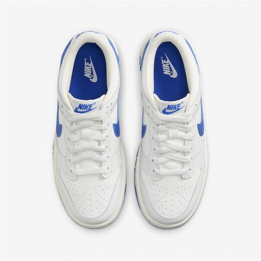 耐克（NIKE）女鞋 Dunk Low 摩卡咖啡巧克力色复古低帮休闲运动鞋防滑耐磨板鞋 DH9765-105 白蓝GS#送礼推荐 38