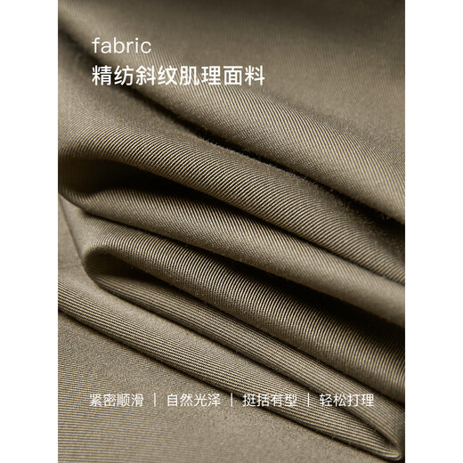 Dialogue French high-end windbreaker jacket for women 2025 autumn new temperament casual small British style top gray green coffee M