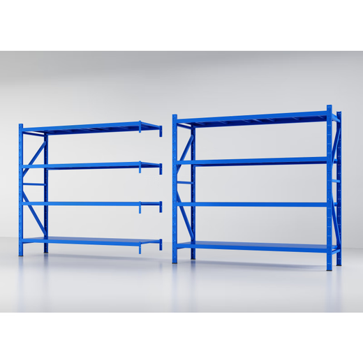 Hongcang Shelf Warehouse Storage Cargo Rack Mehrschichtspeicher Rack Customized Leichtes Regal 120 kg blau 3-layer-Sub-Shelf 1050*400*2000 Leichte 120 kg/pro Level