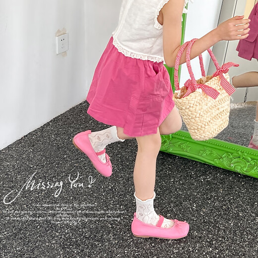 Jimita (Jimita) Girls 'Socken für Sommerdünn Kinder-Mesh-Mittelröhrchen-Socken für sommere ultradünnen atmungsaktiv