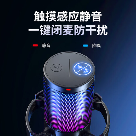 Flash maono flash computer microphone game noise reduction microphone live recording wired radio microphone usb mobile phone computer desktop laptop online class karaoke flash guest dm20PD100 DM20 pink (newly upgraded independent noise reduction) official standard