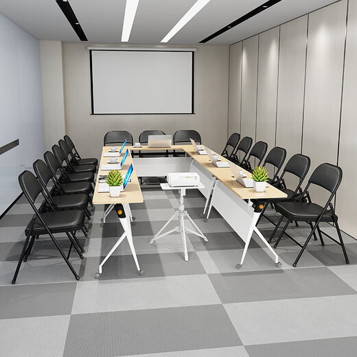 华恺之星折叠椅电脑椅办公家用椅子会议培训座椅休闲椅HK3022黑色