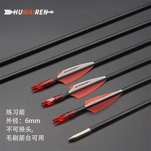 HUWAIREN Bogenschießen Erwachsene Recurve-Bogen Wettkampf Metallrollenbogen Militär-Fan-Ausrüstung Pfeil- und Bogen-Set Fitnessgeräte Black Panther 6 Übungspfeile (Fiberglaspfeile) 30 lbs.