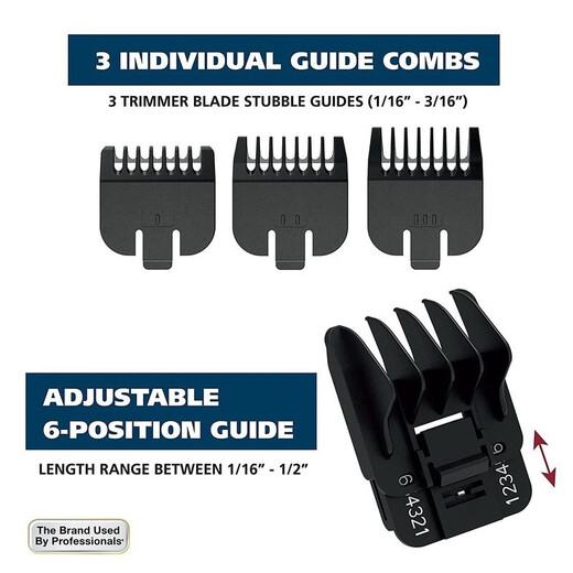 Wahl wiederaufladbarer Lithium-Ionen-All-in-One-Bart-Trimmer, Rasierer und Detail-Kit für die Schönheit der Männer.