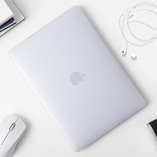 帝伊工坊高端轻薄苹果笔记本电脑保护壳适用Macbookpro14保护套Air13新款M2/M1超薄防刮耐磨电脑壳子 【朦胧白】 老款Air13 (A1369/1466)