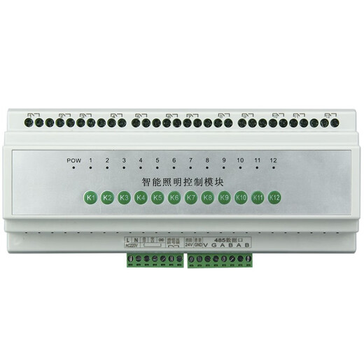 12-way intelligent switch controller module power supply lighting centralized wireless network remote programming lighting panel smart ordinary type without display