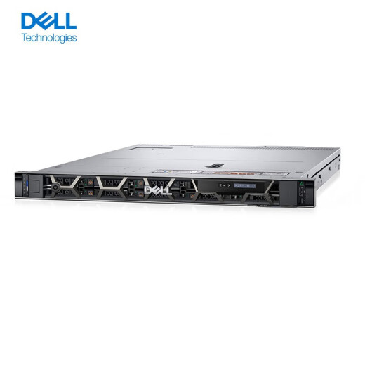 戴尔（DELL）PowerEdge R450 机架式服务器主机 ERP数据共享虚拟化存储1U双路主机 2颗银牌4314 32核64线程 2.4G 128G丨2块480G+2块2T丨H755