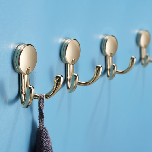Fandiluo (fandiluo) clothes hook entry door shoe cabinet wardrobe clothes single hook wall hang wall fitting room clothes hook golden 6187-K gold