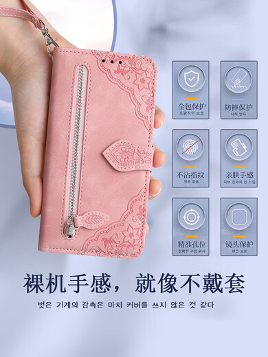 Coin Wallet Vivo geeignet für x90 Mobiltelefonkoffer Vollbedeckung Anti-Fall VX70PRO + Schutzhülle Vivos16 Flip S15E Leder Hülle Lanyard Lanyard Noble Blue (Armband) Vivox60Pro +