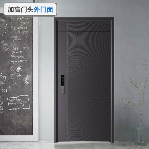 
Tinggu Jing engraved cast aluminum security door entrance door aluminum foil filled grade A entrance door light luxury high-end home support customization 05 face 3D intercom smart lock 1050*2150